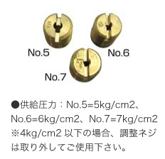 空気調整ネジセット