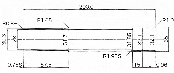 T32アタッチメント寸法図