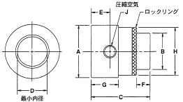 スーパーアンプリーター流量調節型寸法図